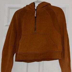 Lululemon Half-zip Scuba in Copper Brown XS/S
